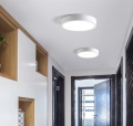 CATA CT-5238 30 WATT YUVARLAK SIVA ÜSTÜ LED PANEL METAL SİYAH KASA  BEYAZ IŞIK