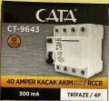 CATA YANGIN KORUMA 4X40 AMPER 300 MA CT-9643