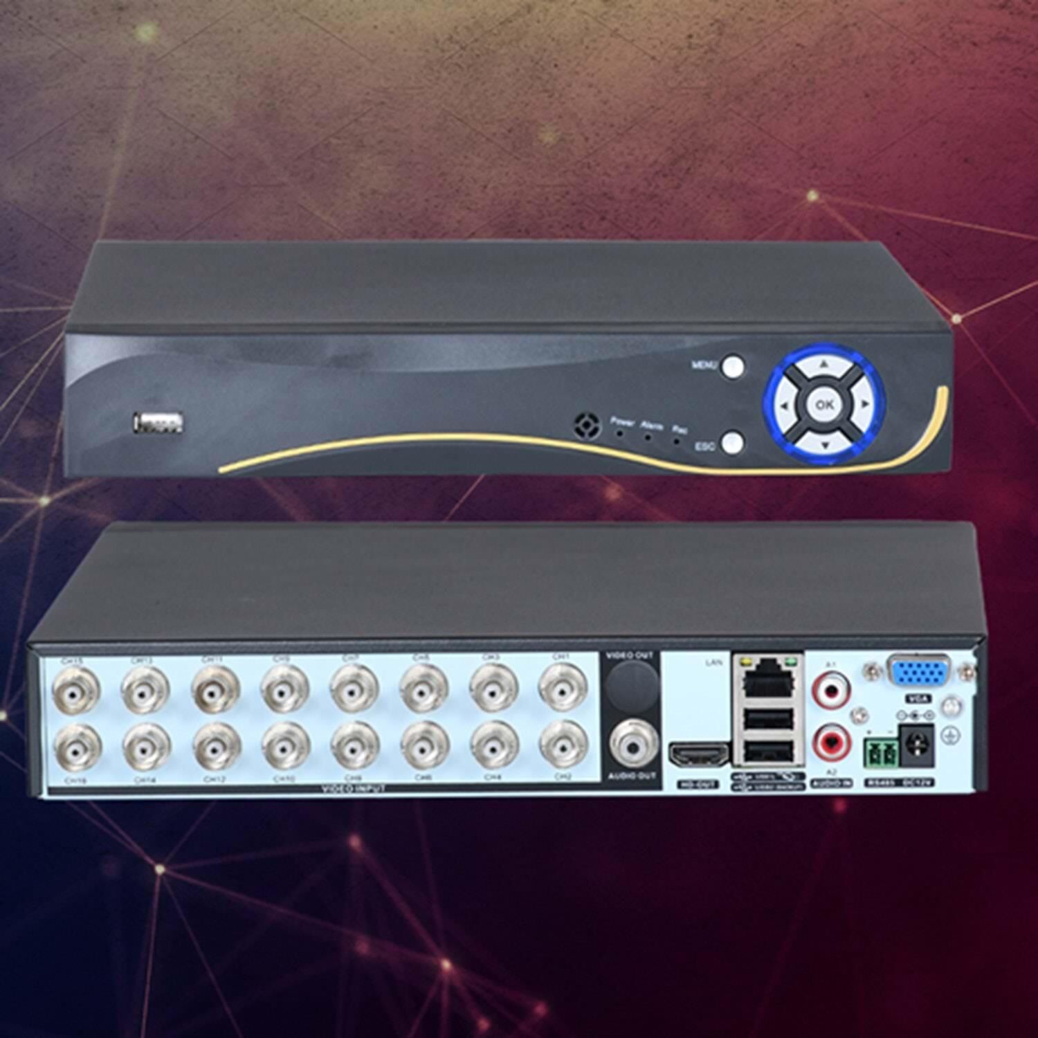 KAYIT CİHAZI ZTECH ZR-716DVR 5MP 16 KANAL XVR KAYIT CİHAZI