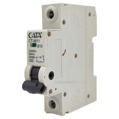 CATA W OTOMAT 10 AMPER B TİPİ 4,5K MONOFAZE CT-9611