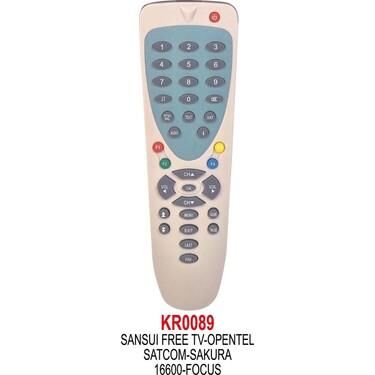 KUMANDA 643-SANSUI FREE TV YERİNE 672