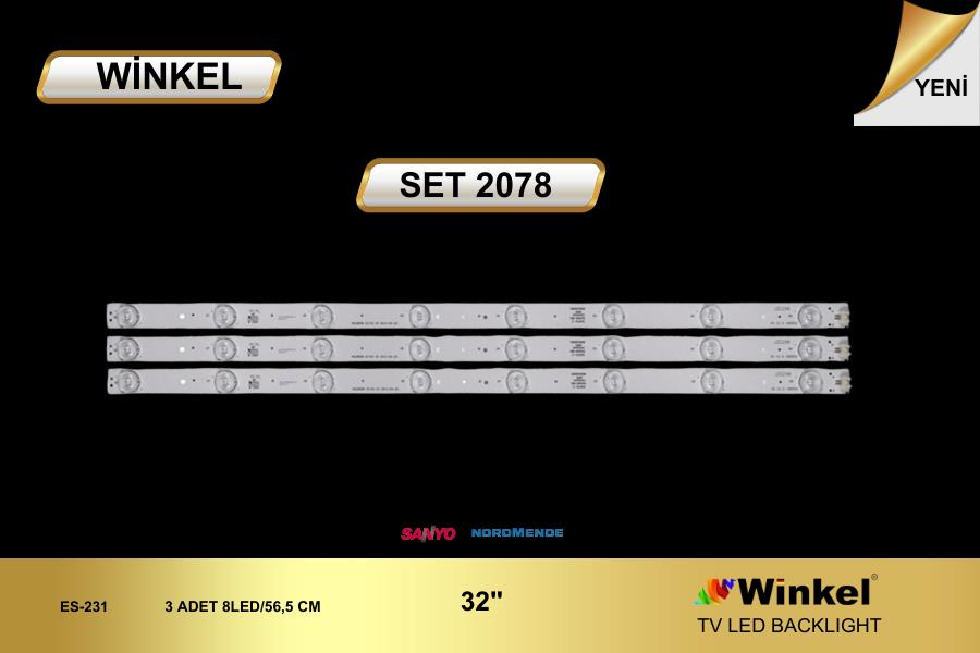 TV LED BAR 2078 TAKIM 3 LÜ-LE74S14HM-BMTC HK29D08-ZC14C-01 le74es14 LE74S14HM LE74N9HM