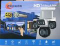 Esvision ES-5804 Wifi 4 LENS Mikrofon + Hoparlör + Siren + Alarm Kamera