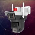 O-KAM 3040 Wifi 2 Lens 3 Görüntü 6Mp Kafa Oynar Mikrofon + Hoparlör + Işık + Onvif Kamera