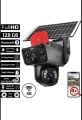 O-KAM 3815 4G SİM KARTLI Solar Siren + Çift Yön Ses + Işık IP66 Kamera6MP 2 Lens 3 Görüntü
