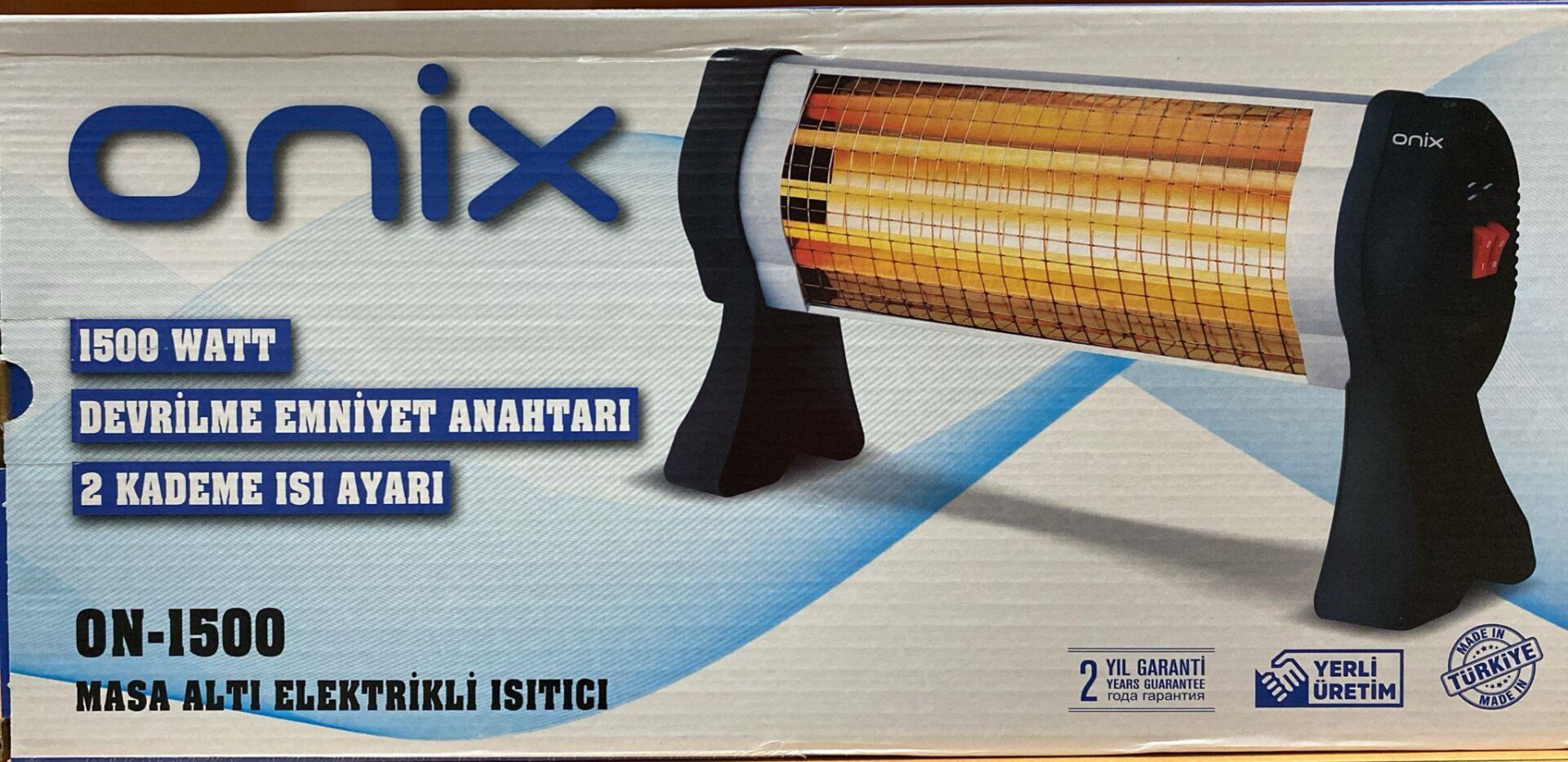 ONİX MASA ALTI ISITICI SOBA 1500 WATT