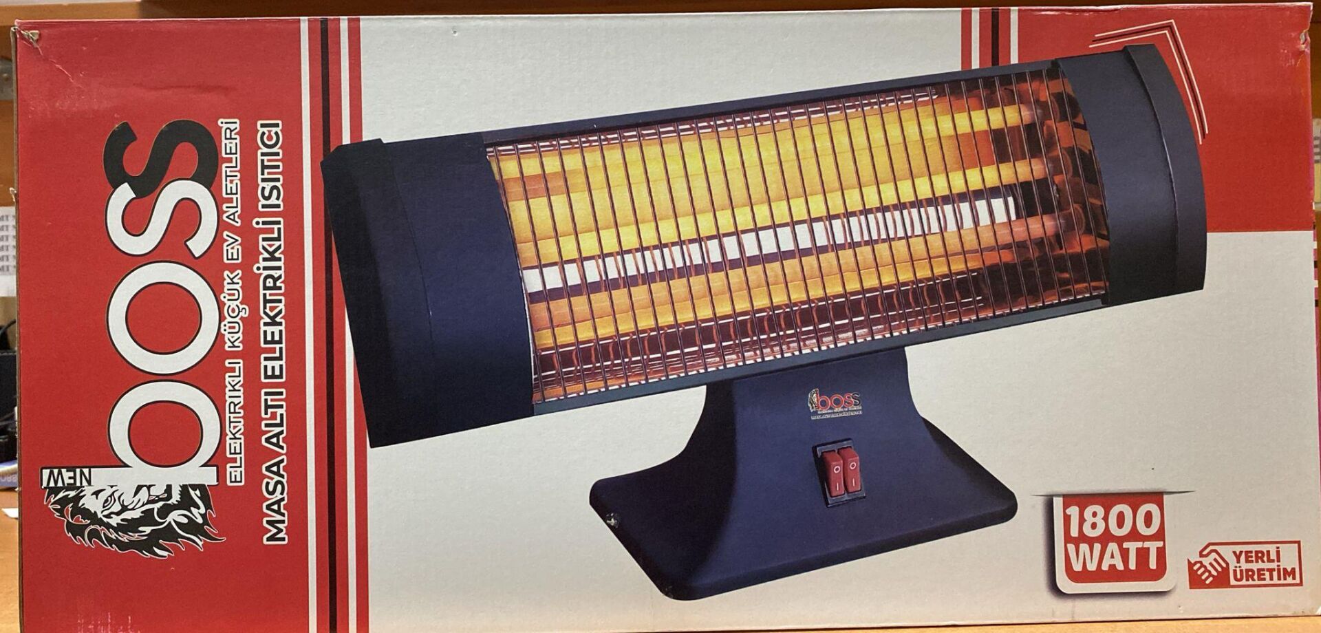 BOSS MASA ALTI ISITICI SOBA 1800 WATT