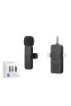 HADRON HDX2781 TYPE-C+IPHONE+AUX  KABLOSUZ TEKLİ YAKA MİKROFONU