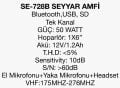 FAV SE-728-BT-USB TEK KANAL 1 EL 1 YAKA+KAFA SEÇENEĞİ 50 WATT ŞARJLI SEYYAR MEVLÜT ANFİ