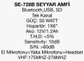 FAV SE-728-BT-USB TEK KANAL 1 EL 1 YAKA+KAFA SEÇENEĞİ 50 WATT ŞARJLI SEYYAR MEVLÜT ANFİ