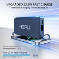 HEPU HP-267 30.000 mAh Kendinden Kablolu Powerbank – 22.5W Hızlı Şarj + LED Göstergeli