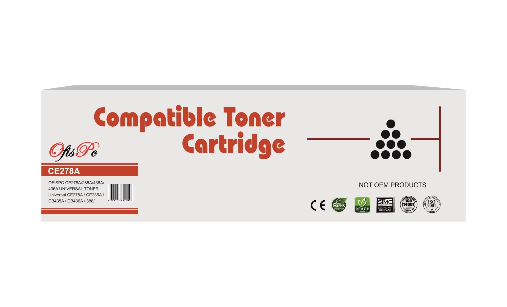 TONER MUADİL CE278A-CB435A-CB436A-CE285A P1005-P1505-P1102