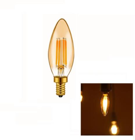 CATA CT-4280 4 WATT RUSTİK LED BUJİ AMPUL E14 AMBER