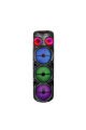 HEPU HP-974 3x8'' 3x30CM Kablosuz 1 El Mikrofon RGB Bluetooh Müzik Kutusu