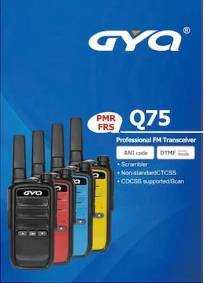 GYQ Q75 15KM MENZİLLİ USB ŞARJLI PMR TELSİZ 1 ADET