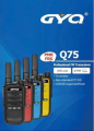GYQ Q75 15KM MENZİLLİ USB ŞARJLI PMR TELSİZ 1 ADET