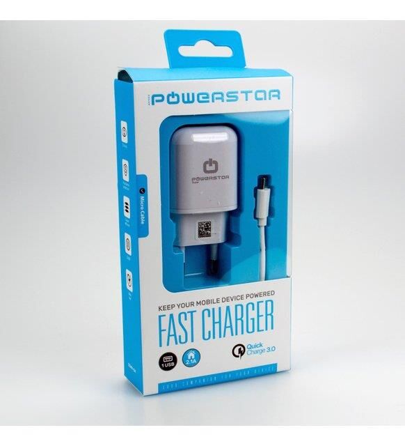 POWERSTAR SCMH-04 2.1AMPER MİCRO USB SET