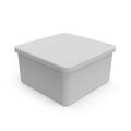 SIVA ÜSTÜ BUAT PLASTİK KARE 85X85X48 VİDASIZ DELİKSİZ IŞILDAR