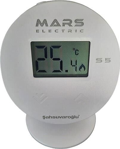 MARS S5 KABLOSUZ ODA TERMOSTADI BEYAZ
