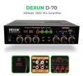 DEXUN D-70 USB+BT 2 MİKROFON+AUX GİRİŞLİ BAS TİZ 60 WATT TRAFOLU ANFİ