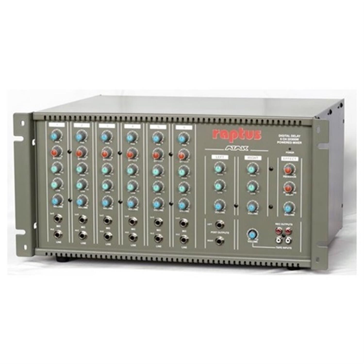 ATAK RAPTUS 6 KANAL EKO REVERP 2X300 WATT TRAFOLU ANFİ