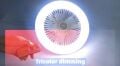 CATA CT-1153 42 WATT POYRAZ FAN DİMLENEBİLİR LED AMPUL 3 RENK