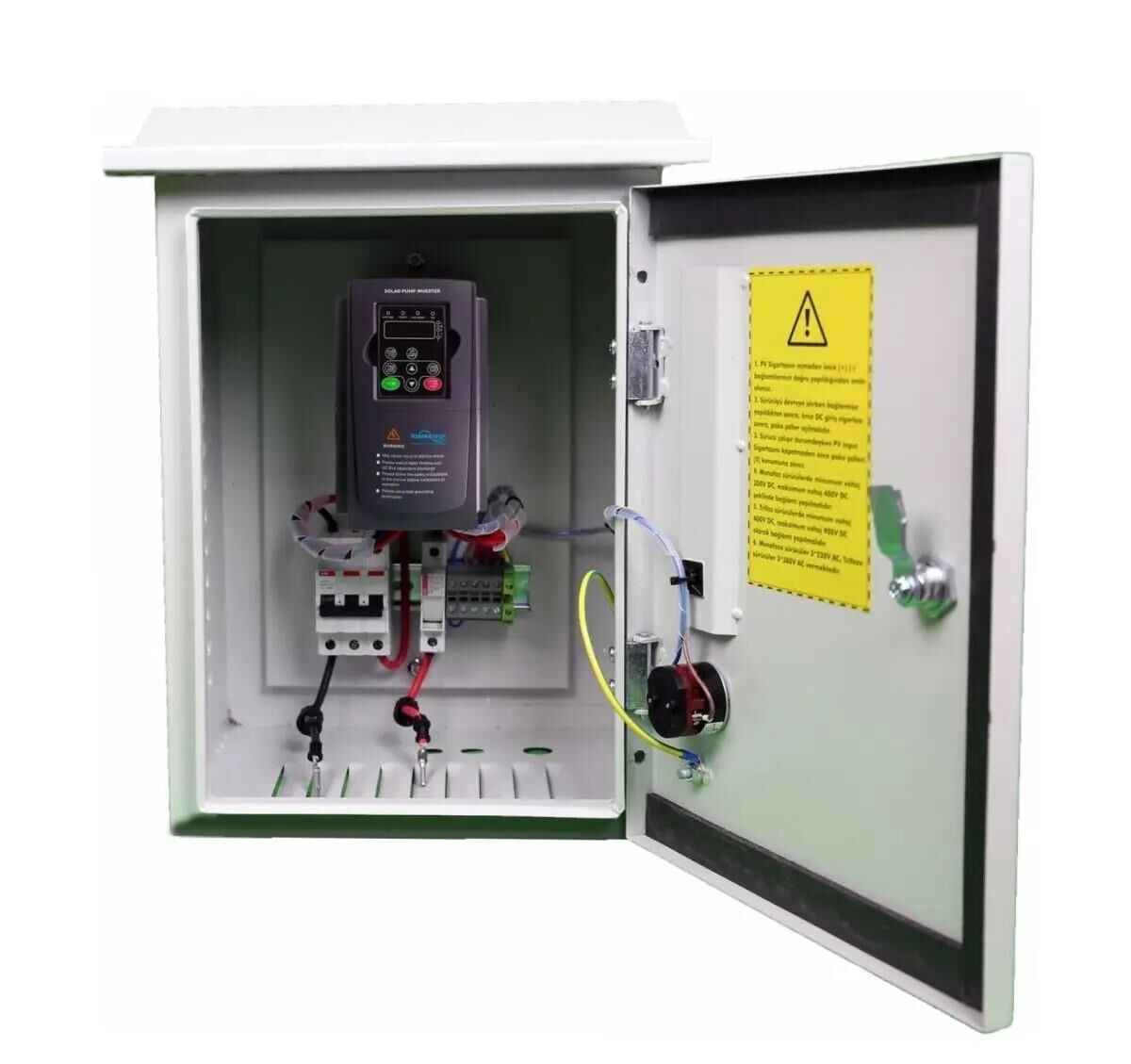 SULAMA POMPASI KUTUSU TRİFAZE-5.5-11 KW DC-AC-GALVANİZ HAZIR-HSK-TT-5,5-11KW-TF-TOMMATECH