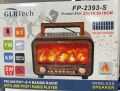 FEPE FP-2393S Solar Güneş Panelli Şömineli - Bluetooth - Usb - Şarjlı Nostaljik Radyo