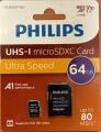 Philips 64Gb FM64MP45B Class10 V10 MicroSd Hafıza Kartı