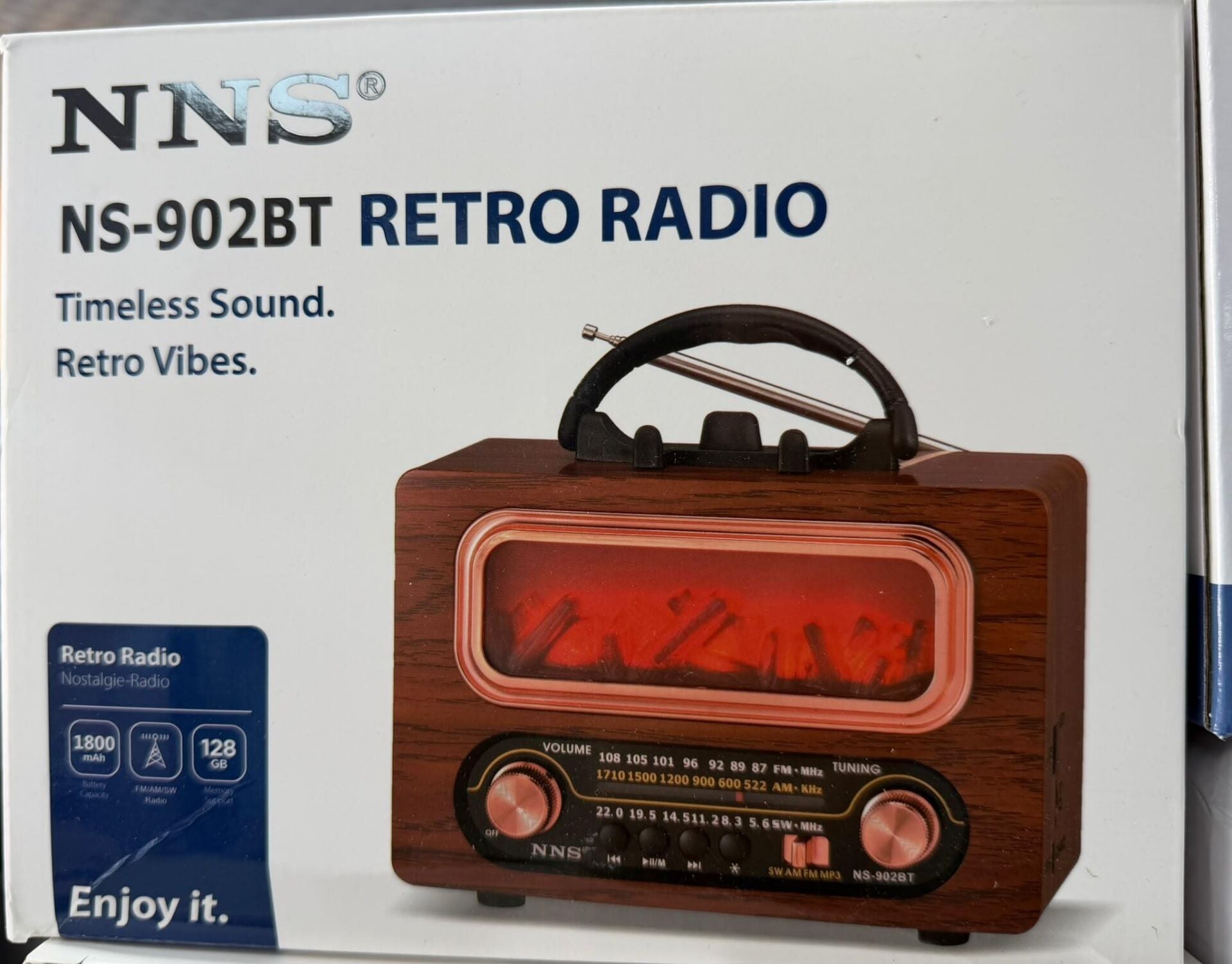 NNS NS-902BT BLUETOOTH USB NOSTALJİK ŞARJLI RADYO
