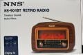 NNS NS-904BT BLUETOOTH USB NOSTALJİK ŞARJLI RADYO