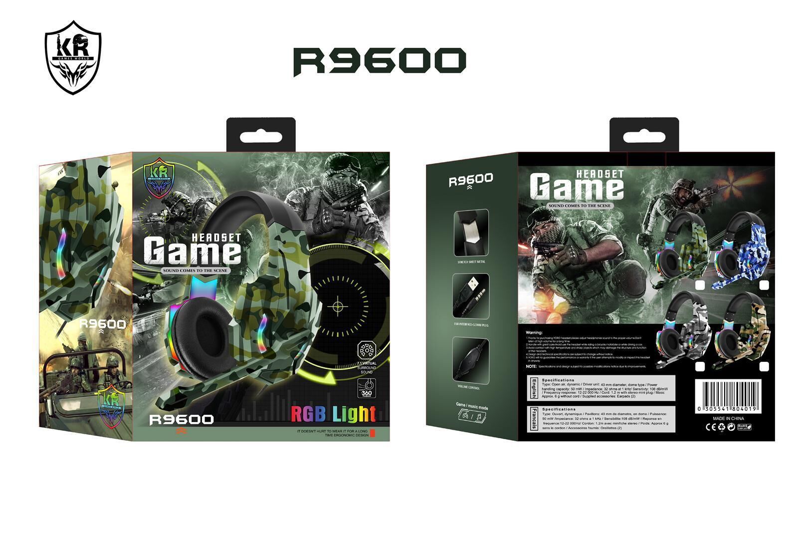 POWERSTAR R9600 OYUNCU KULAKLIK