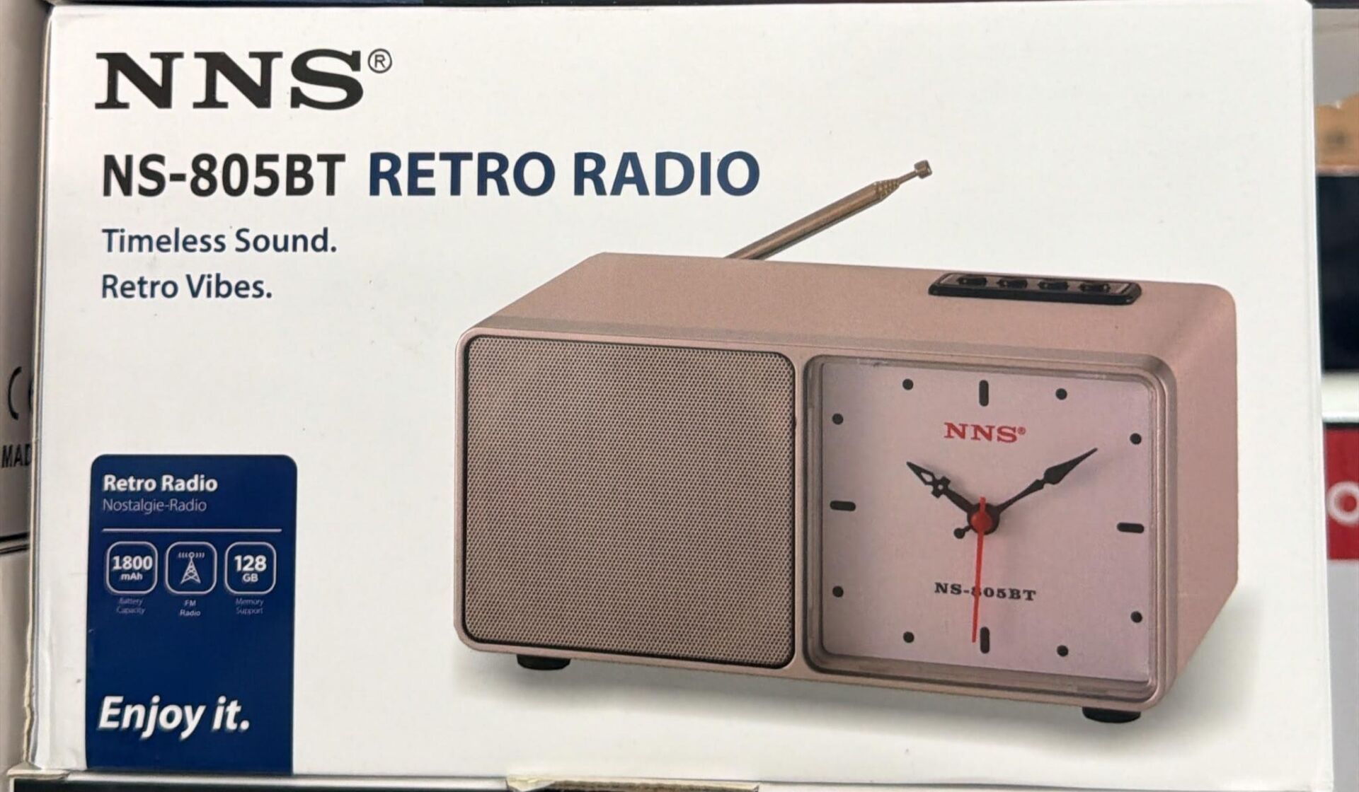 NNS NS-805BT BLUETOOTH USB NOSTALJİK ŞARJLI RADYO