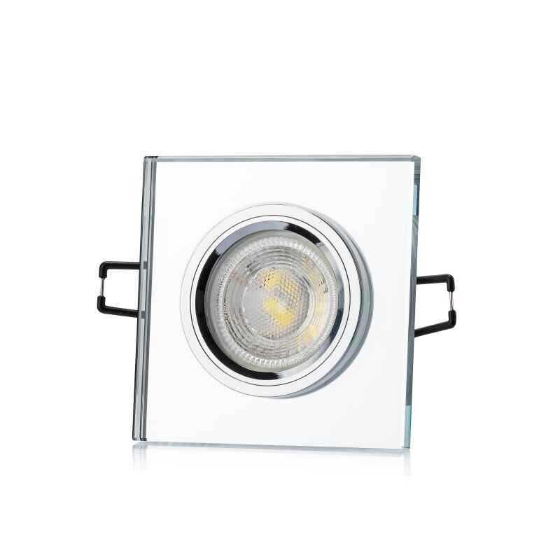 CATA CT-6556 SANDURYA KARE DEKORATİF CAM SPOT BEYAZ