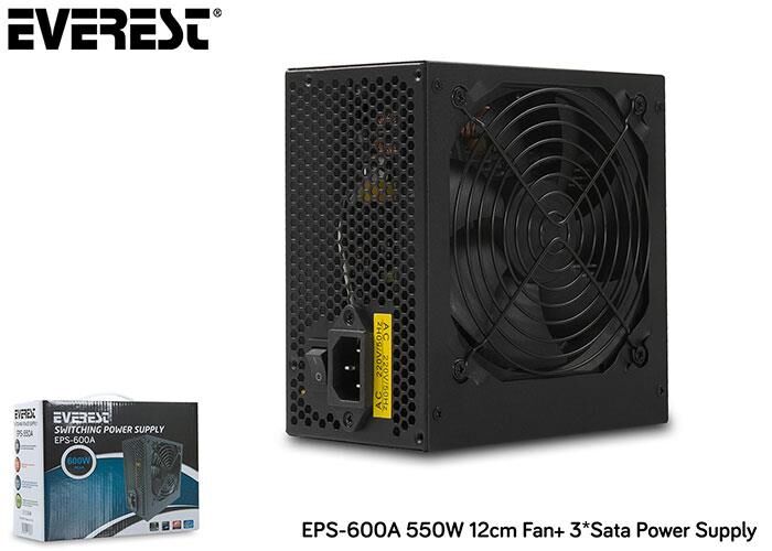 Everest Eps-600a 600w 12cm Fsn POWER SUPPLY