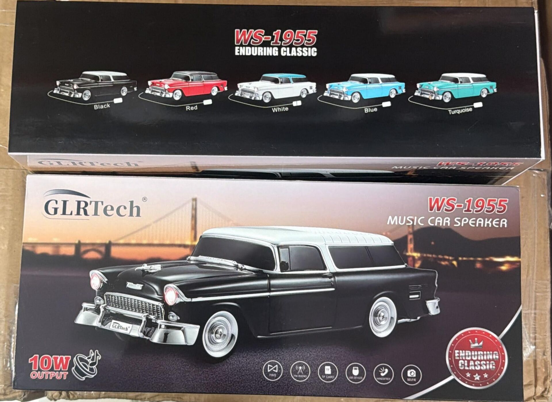 GLRTECH WS-1955 Arabalı Bluetooth Fm/Usb/Tf/Aux Şarjlı Nostaljik Radyo