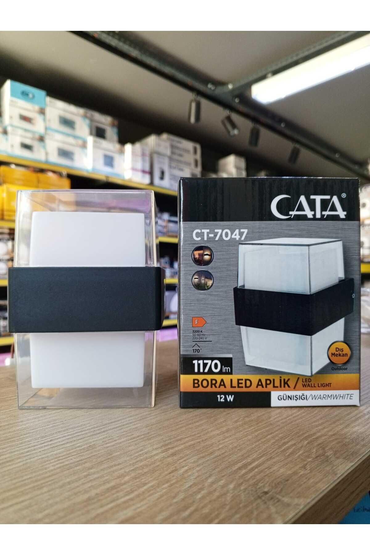 CATA CT-7047 BORA 12W DIŞ MEKAN DEKORATİF APLİK GÜNIŞIĞI