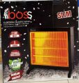 BOSS ŞÖMİNE TİP ISITICI SOBA 3 ÇUBUK 2100 WATT TERMOSTATLI EMNİYETLİ