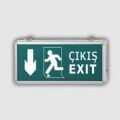 CATA CT-9164 AŞAĞI ÇIKIŞ EXİT LEVHASI ŞARJLI LEDLİ TAVAN TİPİ