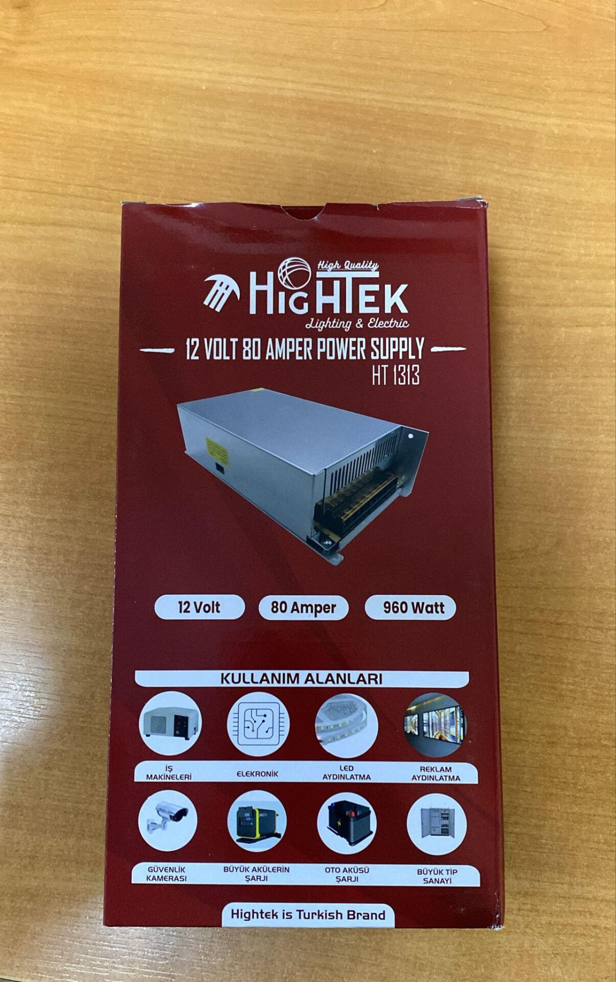 12 VOLT 80 AMPER  METAL KALIN KASA  ADAPTÖR HİGHTEK