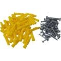 DÜBEL+CIVATA TAKIMI 10 MM 100 LÜ POŞET ANTEN MONTAJI İÇİN