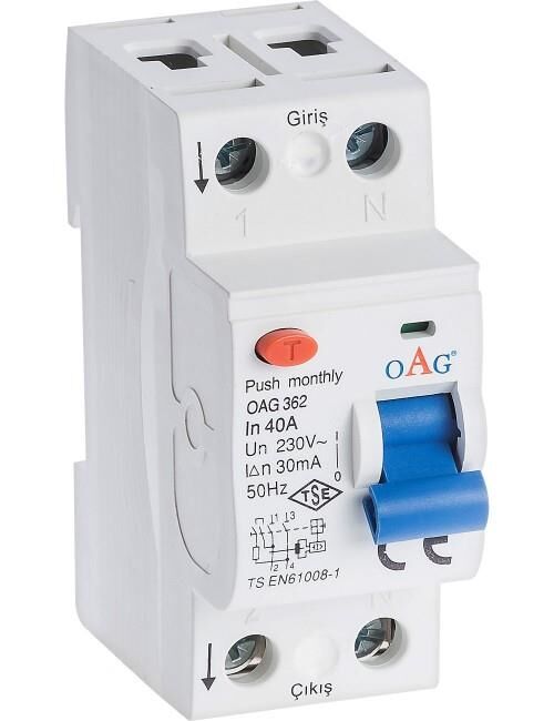 OAG 2X40 300MA YANGIN KORUMA ROLESİ