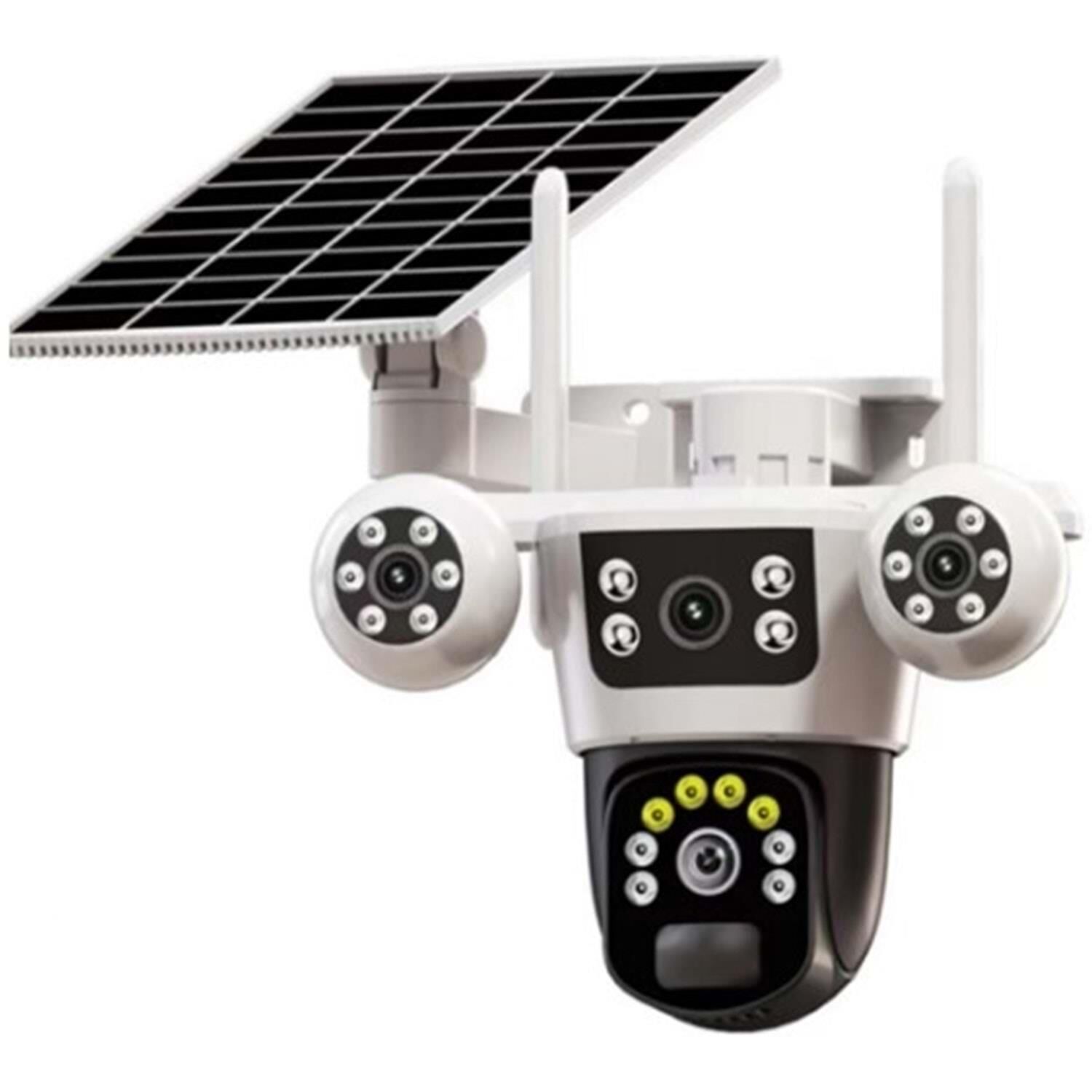 X5 TECH RX-664G 4 KAMERALI 4G SİM KARTLI SOLAR GÜNEŞ PANELLİ PTZ KAMERA