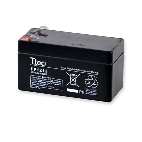 12 VOLT 1.3 AMPER AKÜ TTEC ÖLÇÜLER 98*45*50 mm-510 GRAM