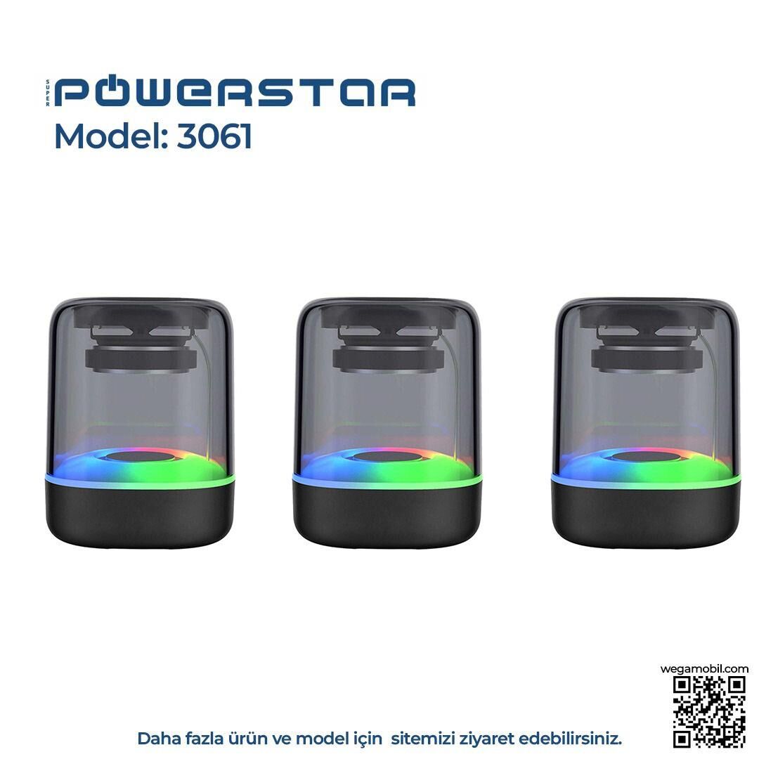 MÜZİK KUTUSU POWERSTAR E-3061 BLUETOOTH - USB - HAFIZA KARTI