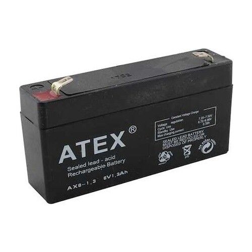 6 VOLT 1.3 AMPER AKÜ ATEX 97*25*52 mm
