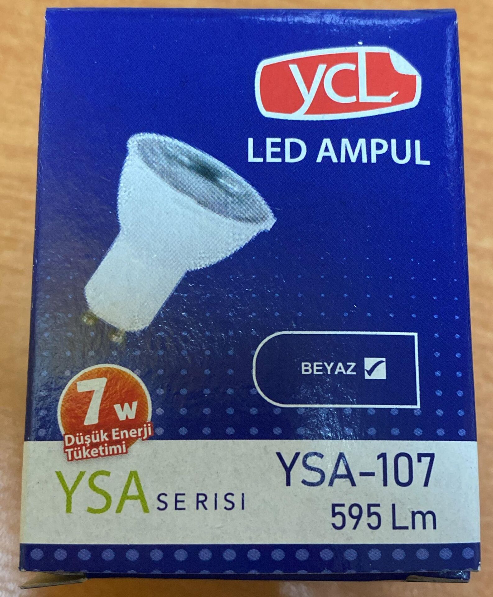 YCL YSA-107 7 WATT BEYAZ IŞIK GU10 STARTER DUY LED AMPÜL