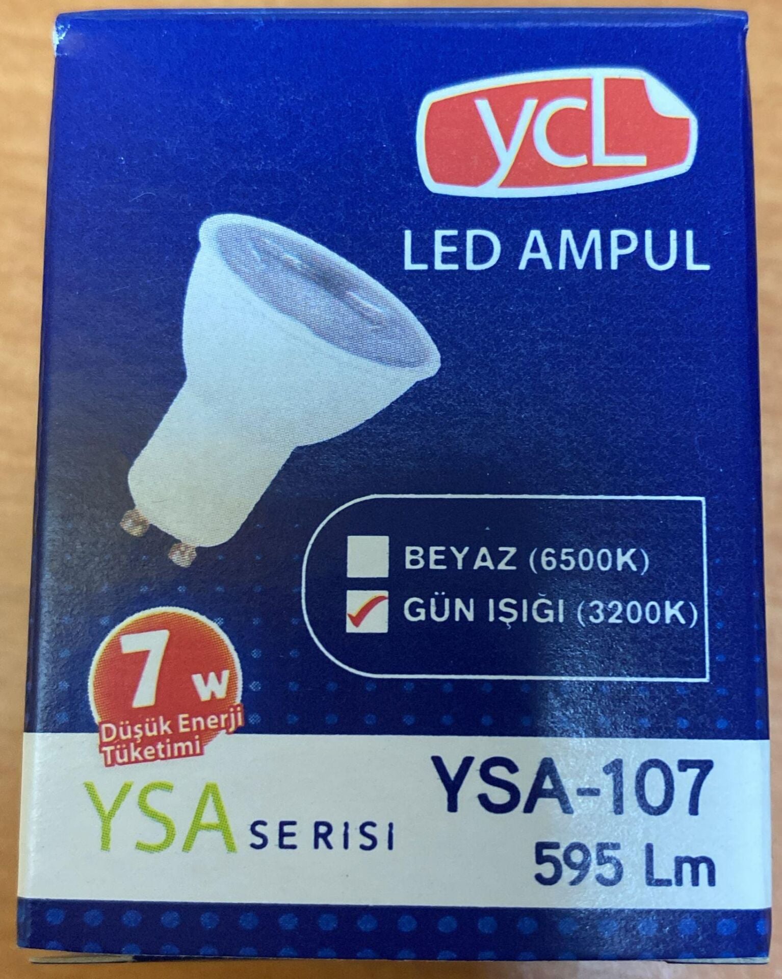 YCL YSA-107 7 WATT GÜN IŞIĞI IŞIK GU10 STARTER DUY LED AMPÜL