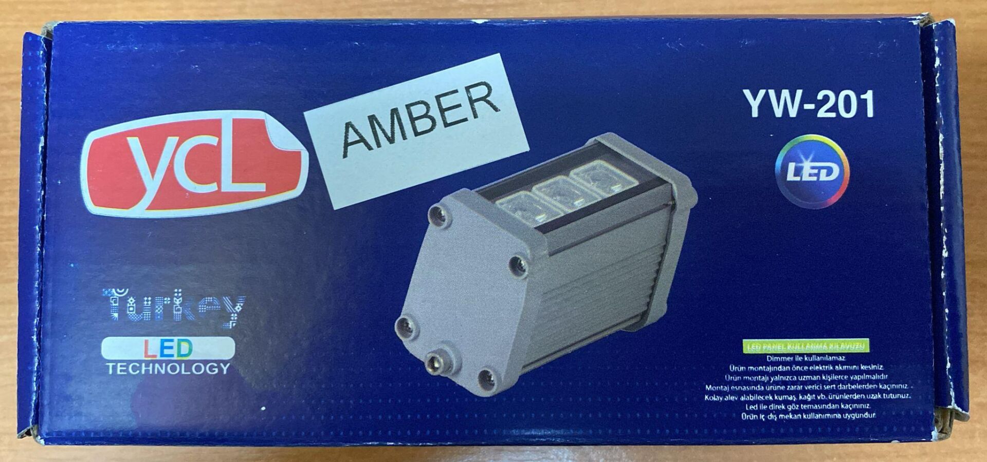 WALLWASHER 10 CM 3 WATT YEŞİL YCL YW-201