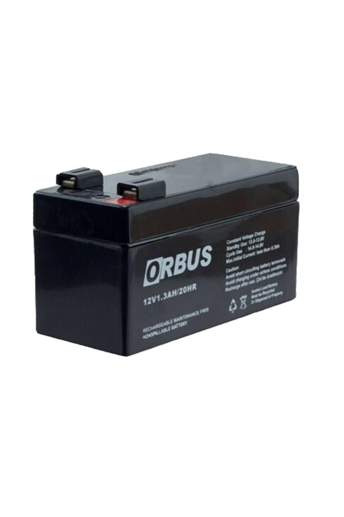 12 VOLT 1.3 AMPER AKÜ ORBUS ÖLÇÜLER 98*45*50 mm-510 GRAM